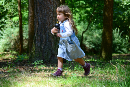 Esterka hon&iacute; veverky.