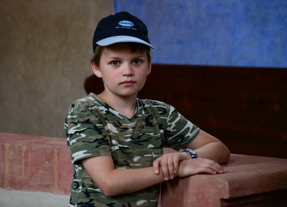 &Scaron;imon v synagoze.