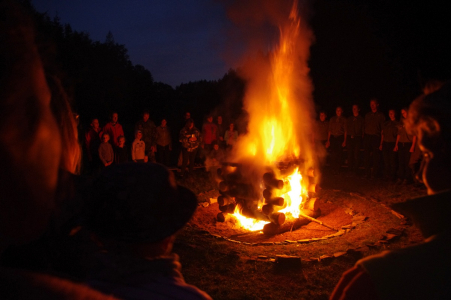 Slavnostn&iacute; oheň 40 let  K.T.O.