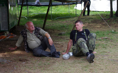 Čučo a Gerhard, star&eacute; pasty.