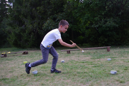 Soutěž v &scaron;ikovnosti, hůlky.