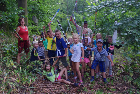 Triumf, sebrali jsme vlajku a legend&aacute;rn&iacute; meč ninjů.