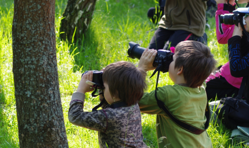 Ester s Matějem fot&iacute;.