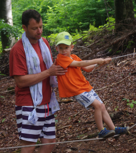 Mal&yacute; Hastič na laně.