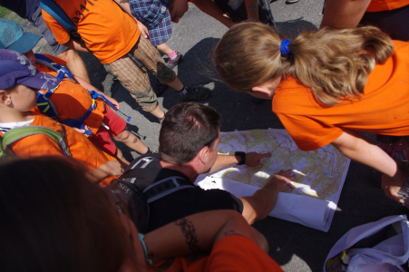 Rychl&aacute; orientace v mapě.