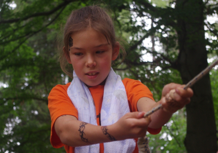 Soustředěn&aacute; Maja.