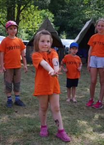 Potetovan&aacute; vězeňkyně.