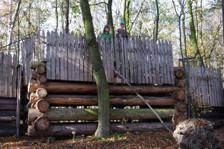 Ester s matějem na Sionu.