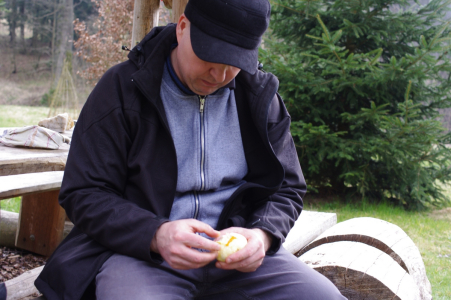 Esterka mě vyfotila.