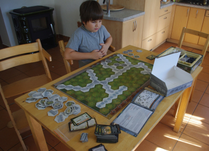 Př&iacute;prava na bitvu Memoir 44.