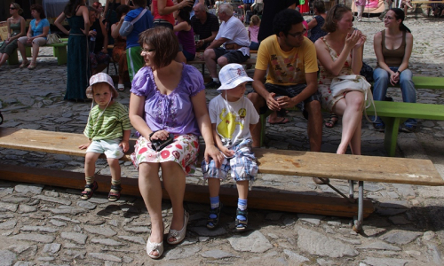 &scaron;li jsme se pod&iacute;vat na hrad, na vystoupen&iacute; tanečn&iacute;ho souboru ZU&Scaron;