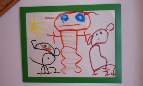 Zuzanka s Delinkou a Racourem.