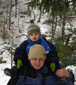 Matěj uveleben&yacute; na koni (tat&iacute;nkovi)