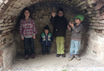 Maru&scaron;ka, Esterka, &Scaron;imon a Matěj.